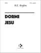 Dormi Jesu SATB choral sheet music cover